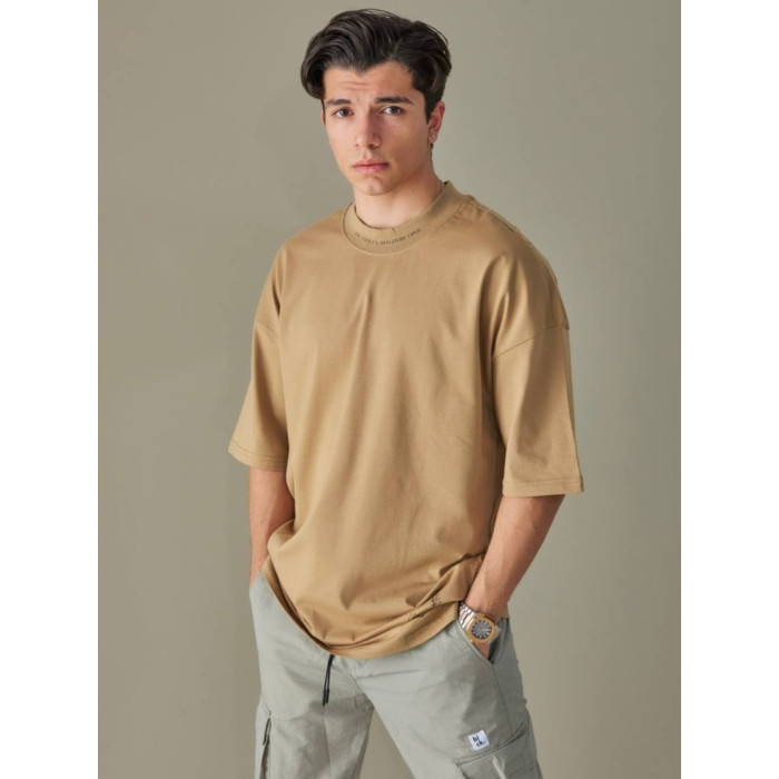 Oversize футболка з принтом