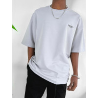 Oversize футболка з принтом
