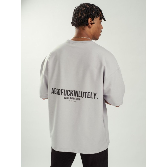 Oversize футболка з принтом