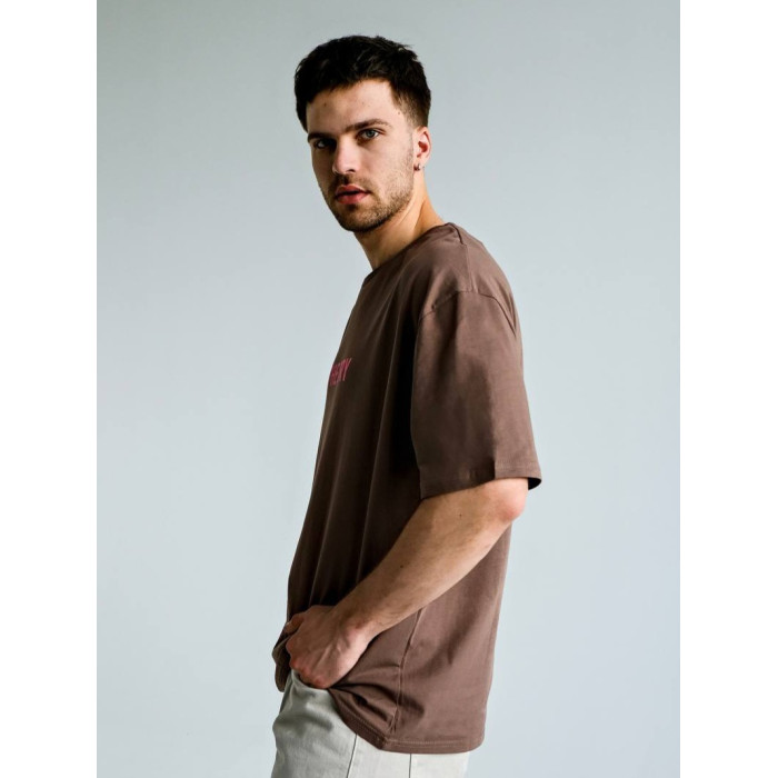 Oversize футболка з принтом