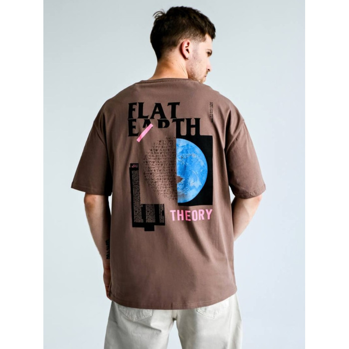 Oversize футболка з принтом