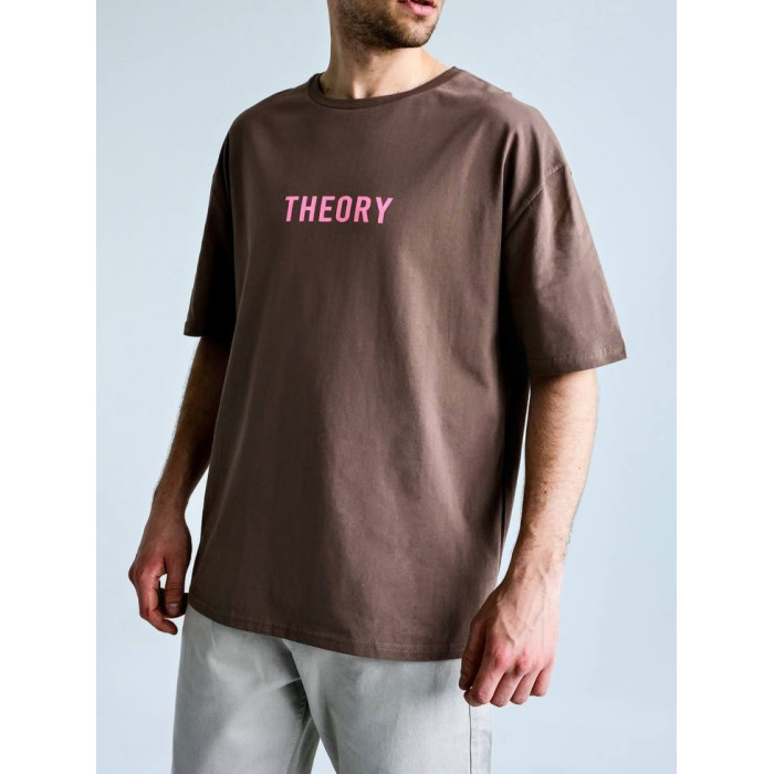 Oversize футболка з принтом