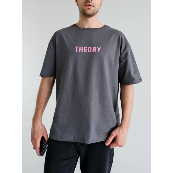 Oversize футболка з принтом