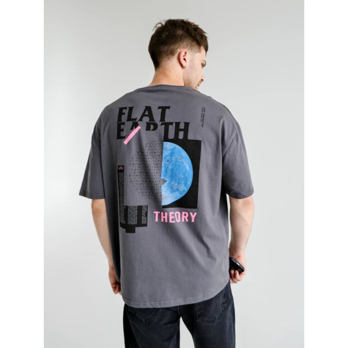 Oversize футболка з принтом