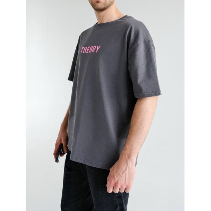 Oversize футболка з принтом
