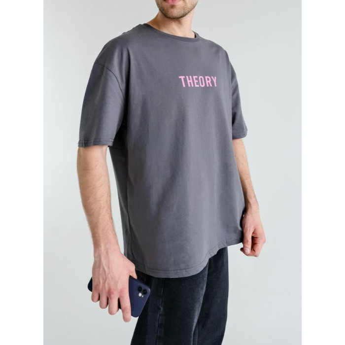 Oversize футболка з принтом