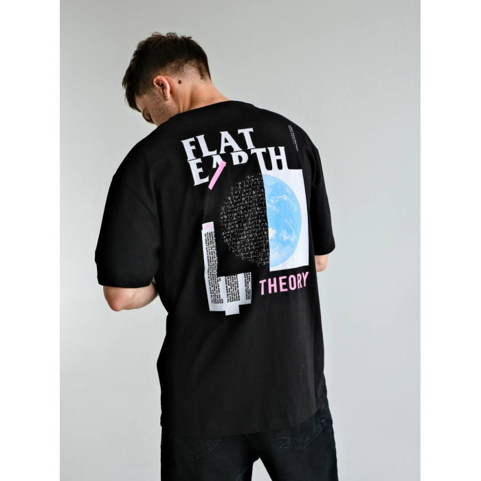Oversize футболка з принтом