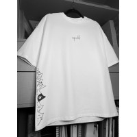 Oversize футболка з принтом
