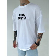 Oversize футболка з принтом