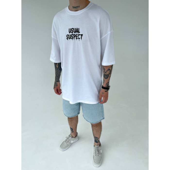 Oversize футболка з принтом