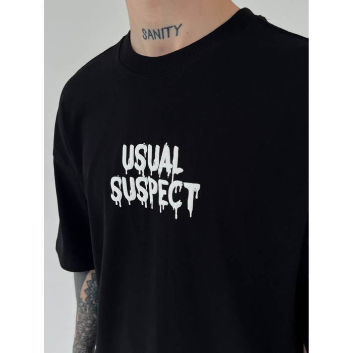 Oversize футболка з принтом