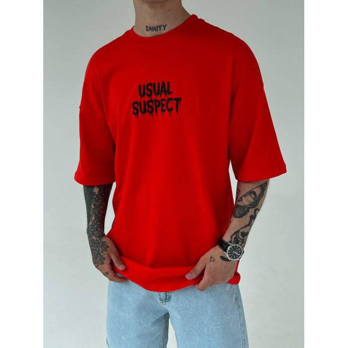 Oversize футболка з принтом