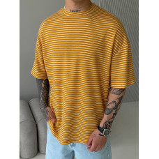 Oversize футболка у смужку