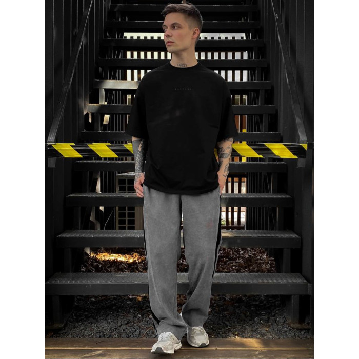 Oversize футболка з принтом