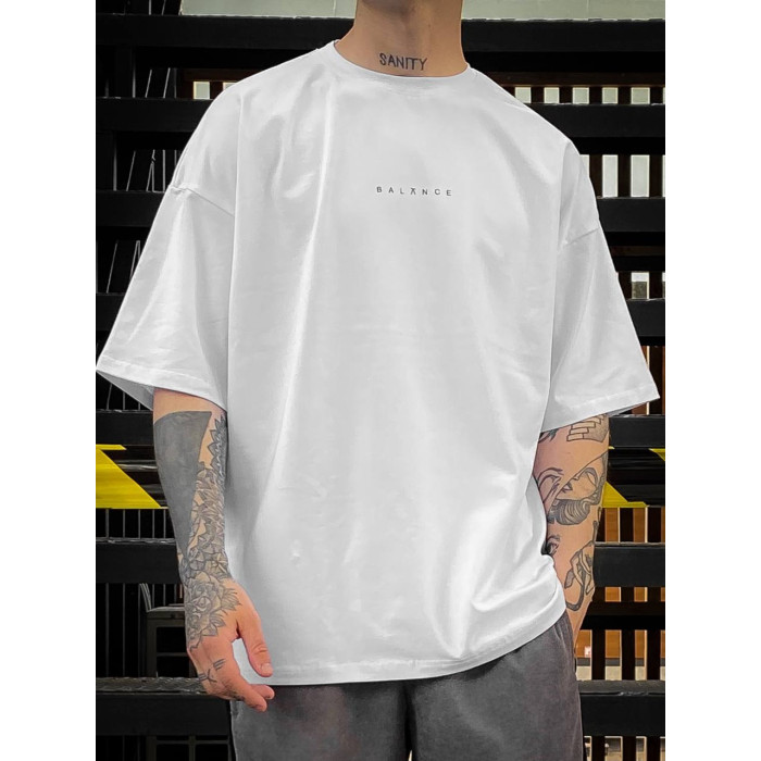 Oversize футболка з принтом