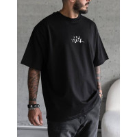 Oversize футболка з принтом
