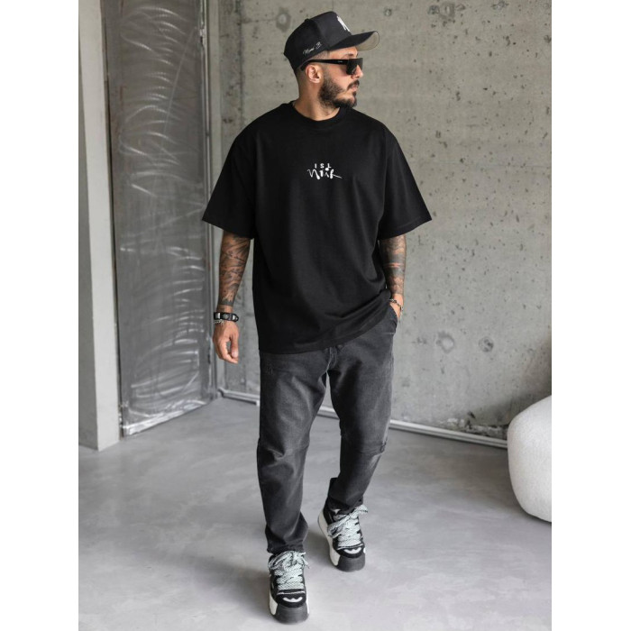 Oversize футболка з принтом