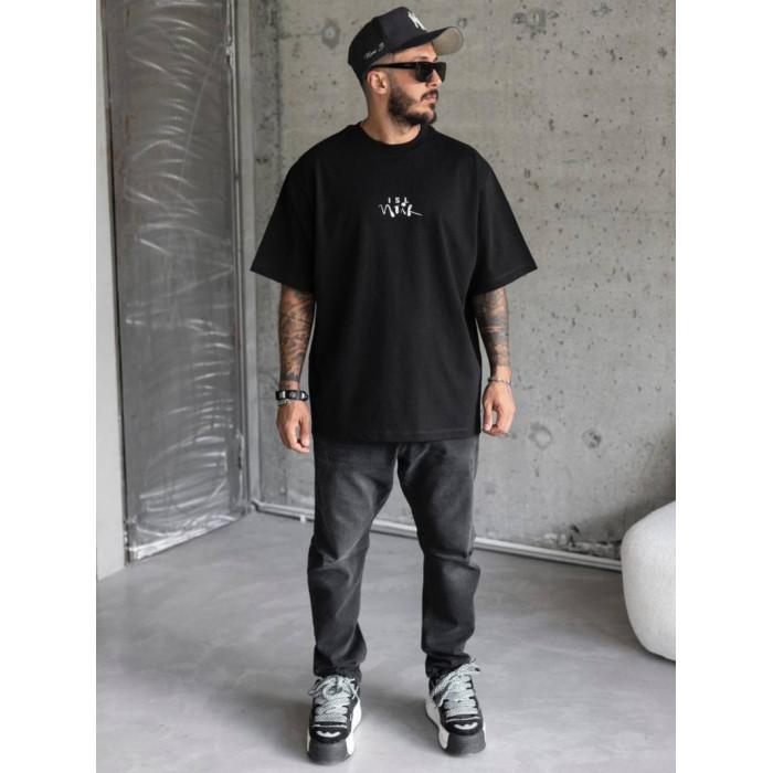 Oversize футболка з принтом