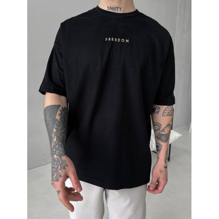 Вельветова oversize футболка