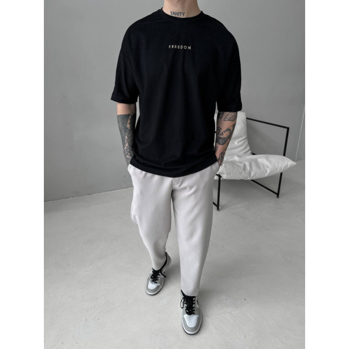 Вельветова oversize футболка