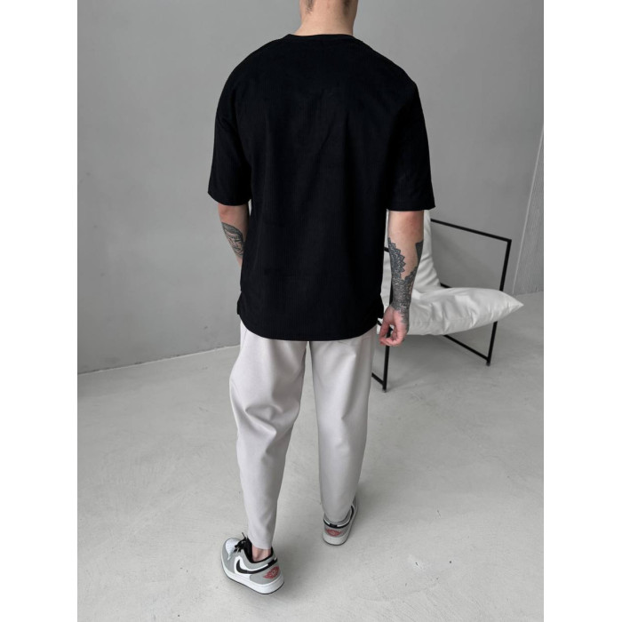 Вельветова oversize футболка