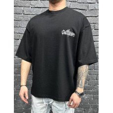 Oversize футболка з принтом
