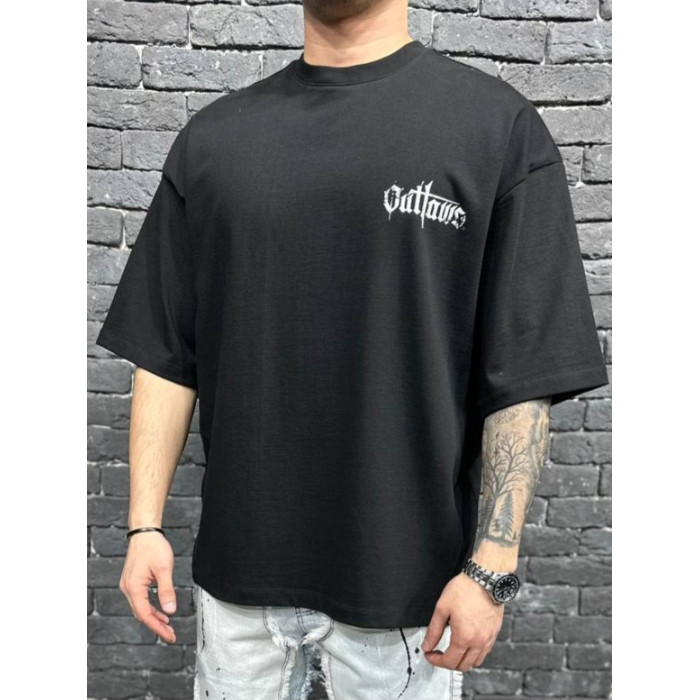 Oversize футболка з принтом