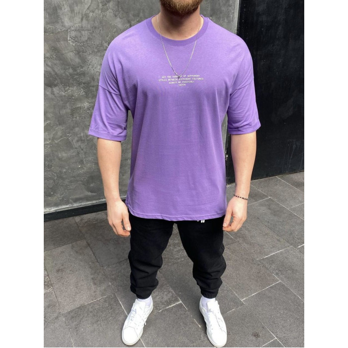 Oversize футболка з надписом