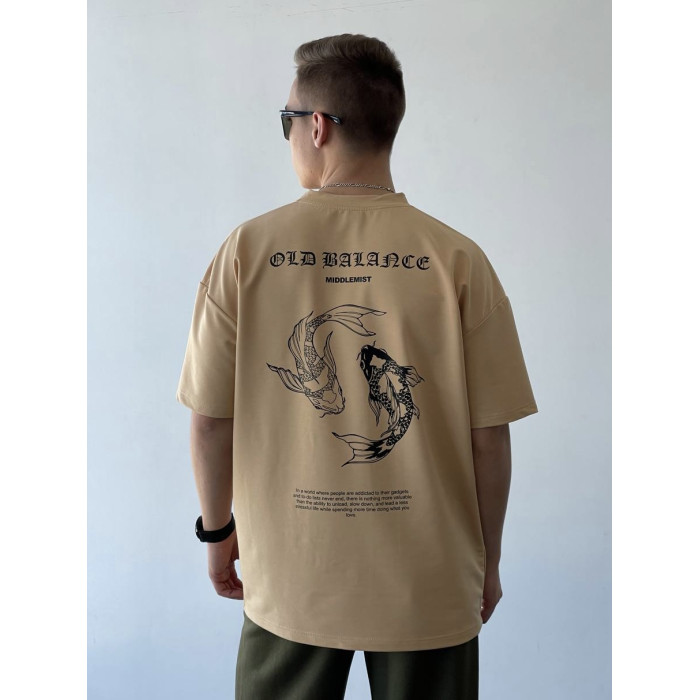 Футболка oversize з принтом