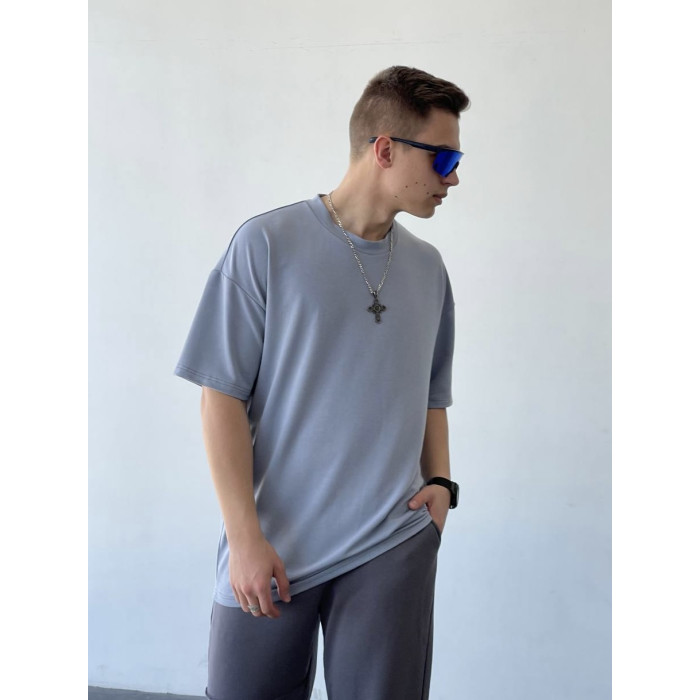 Oversize футболка з принтом