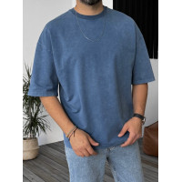 Oversize футболка з вивареної тканини