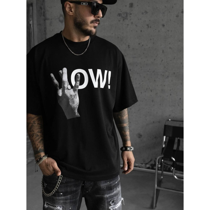 Oversize футболка з принтом