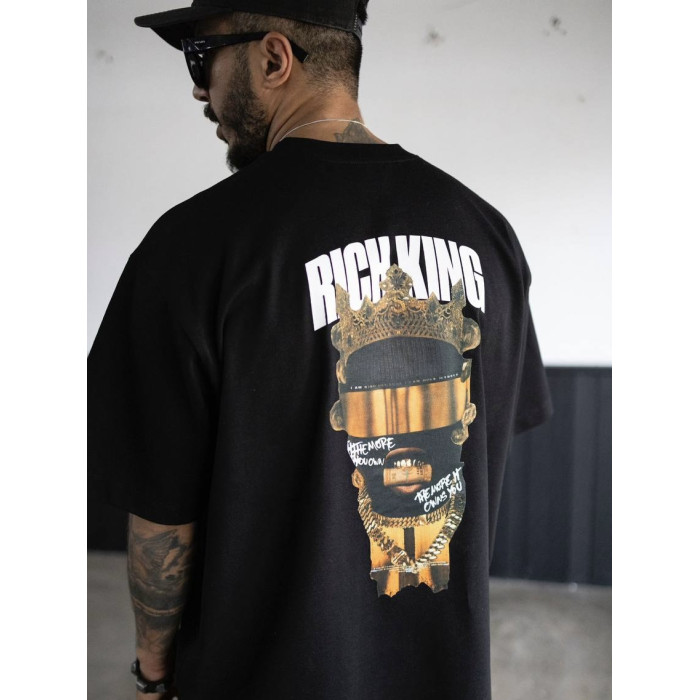Oversize футболка з принтом