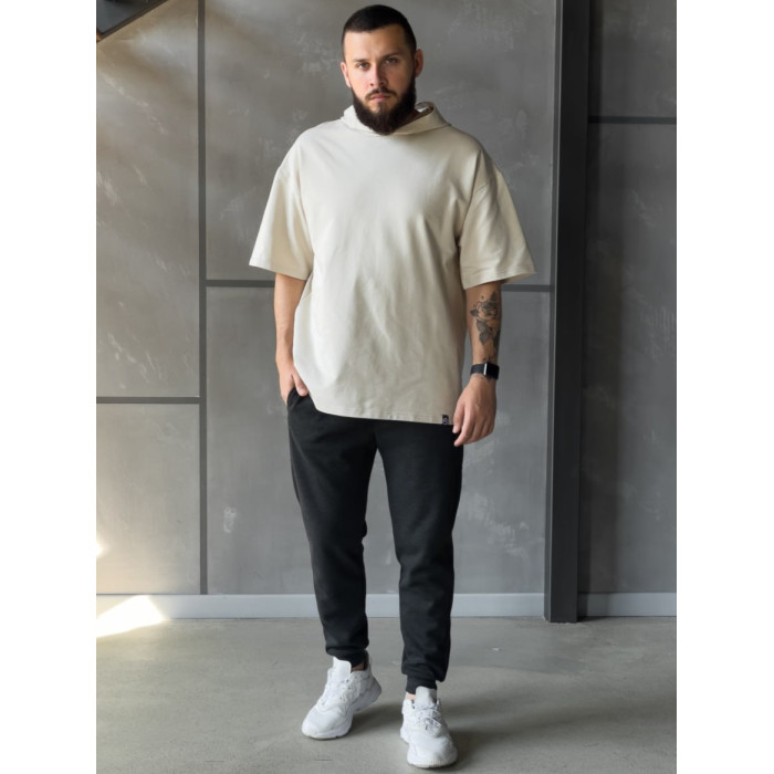 Oversize футболка з капюшоном