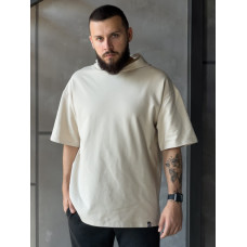 Oversize футболка з капюшоном