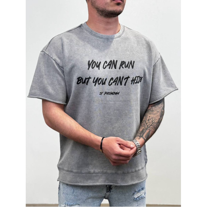 Oversize футболка з принтом
