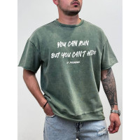 Oversize футболка з принтом
