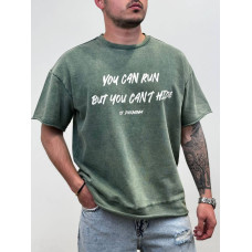 Oversize футболка з принтом