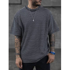 Oversize футболка у смужку