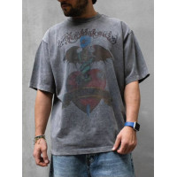 Oversize футболка з принтом