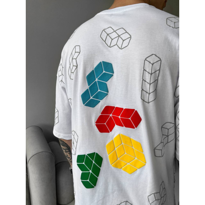 Oversize футболка з принтом