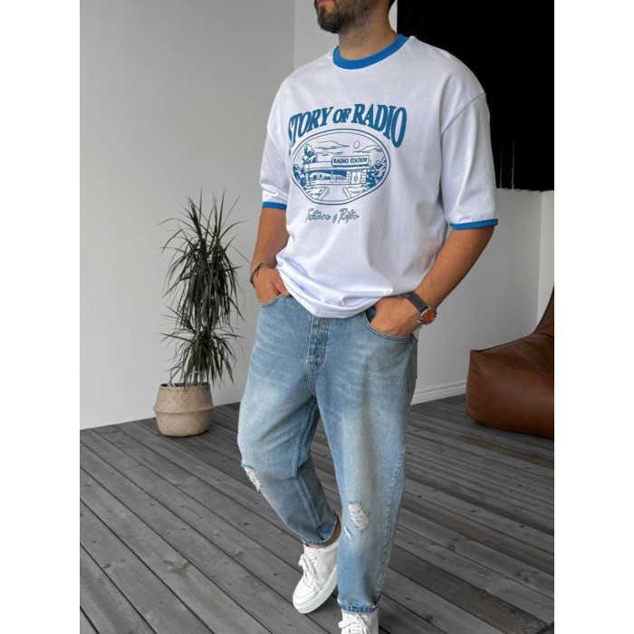 Overize футболка з принтом