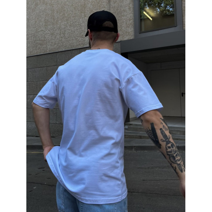 Oversize футболка з принтом