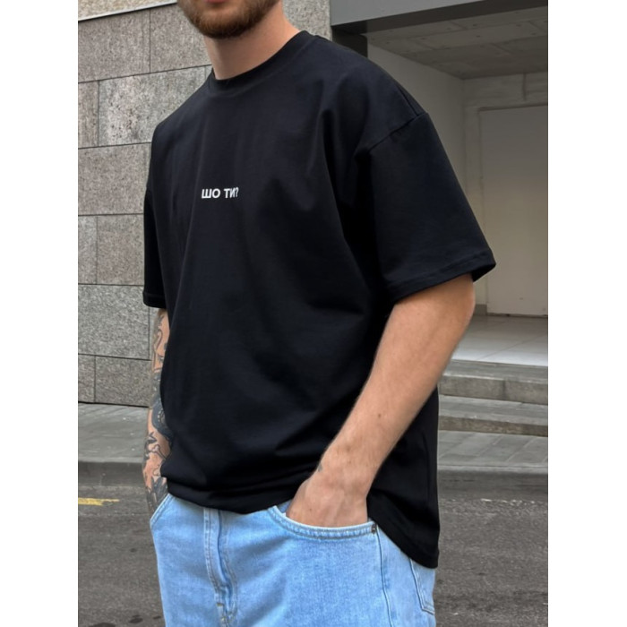 Oversize футболка з принтом