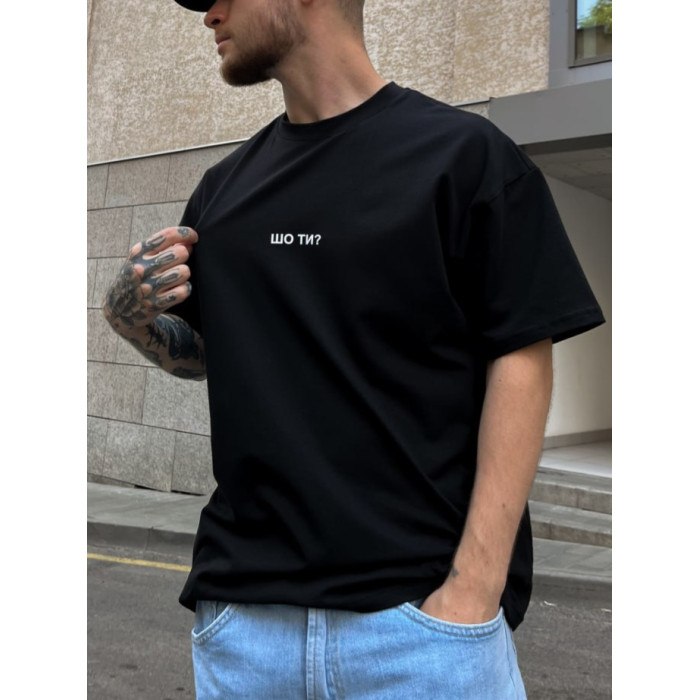 Oversize футболка з принтом