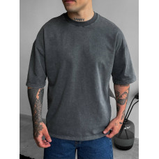 Oversize футболка з вивареної тканини