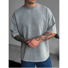 Oversize футболка з вивареної тканини