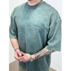 Oversize футболка з вивареної тканини