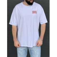 Oversize футболка з принтом