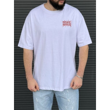 Oversize футболка з принтом